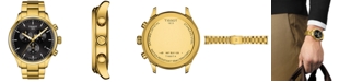 Tissot Men's Swiss Chronograph Chrono XL Classic Gold-Tone Stainless Steel Bracelet Watch 45mm